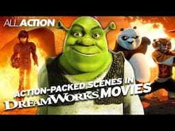 Kung Fu Pandas, Fire-Breathing Dragons & Catfights: Action Scenes In DreamWorks Movies | All Action