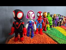 AVENGERS SUPERHERO STORY, MARVEL SPIDER MAN 2 VS HULK, CAPTAIN AMERICA VS THOR, VENOM VS SPIDEY 128