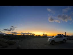 Full Time Car Camping in the Desert - 1 Year on the Road for this Family of 3