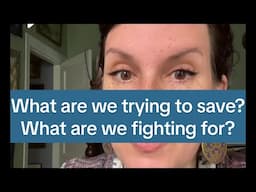 As long as I'm ranting about the DNC: What are we trying to save? What America do we want?