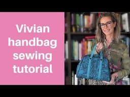 The Vivian Bag Sewing Tutorial with piping