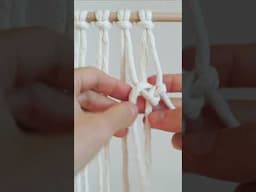Macrame knot tutorial #macrame #macrametutorial