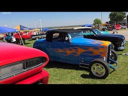 Classic car show overload, 1000s of classic cars hot rods street rods old trucks USA car shows