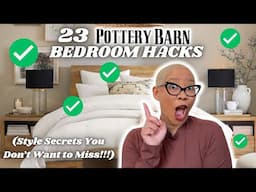 23 Design Secrets to the Pottery Barn Bedroom Look!