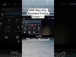 ROG Xbox Ally: a REVAMPED UI and GAMECHANGING feature! 👀🔥