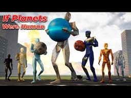 What if Planets were Humans | Planets Size Comparison in first person view