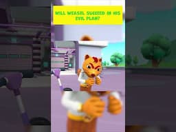 Weasel’s Sneaky Plan Begins! 😈 #GeckosGarage #Shorts #FunnyCartoons