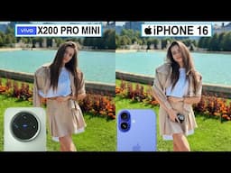 Vivo V200 Pro Mini VS iPhone 16 *Camera Comparison* ⚡ Best Camera Phone Under 90000?