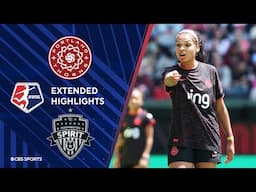 Portland Thorns FC vs. Washington Spirit: Extended Highlights | NWSL I Attacking Third