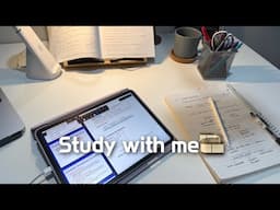 Study with me Live | Thunderstorm ⛈️ |  Let's focus 🍀🙇🏻‍♀️ no chat