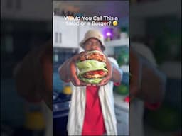 Is this a handheld salad or burger?  Thoughts? 💬