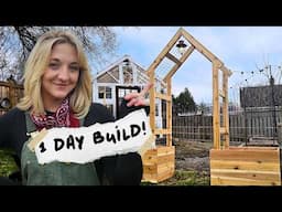 DIY Garden Arbour in 1 Day! | Transforming My Garden Entryway
