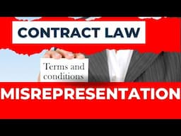 Avoid Being Misled: Misrepresentation in Contract Law Explained