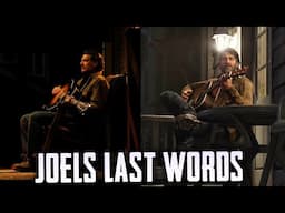 The Last of Us Season 2 Comparison - The Last Thing That Ellie Ever Said to Joel TV Show vs Game