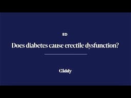 Does diabetes cause ED?