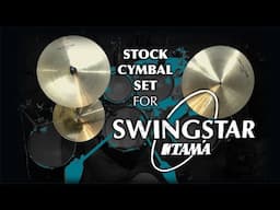 Tama Swingstar stock cymbal set 20" Ride 16" Crash 14" Hats Remo External Sub Muffl Bass Drum System