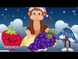 Learn fruits & Wild Animals| "Hungry Bear's Fruity Feast"|#kidssongs #nurseryrhymes #wildlife