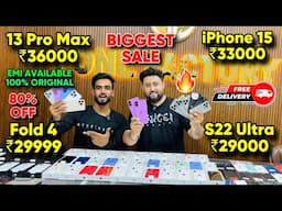 Biggest iPhone Sale Ever 🔥| Cheapest iPhone Market  | Second Hand Mobile | iPhone15 Pro iPhone 16