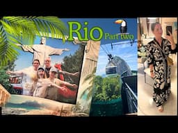 Rio part 2 - Christ the redeemer, sugarloaf mountain & Selaron steps - sightseeing vlog