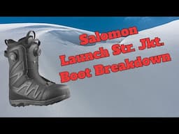 The Salomon Launch Boa SJ Snowboard Boot Breakdown