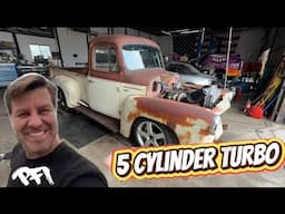 Drug Out of a Field! Then Stuffed a Turbo Volvo Engine in this Classic International!
