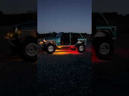 Testing NEW Jeep Rock Lights #jeep #dirtroadcred