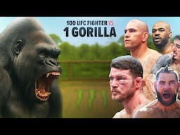 '100 Men vs 1 GORILLA?' | Can 100 UFC Fighters BEAT ONE GORILLA?!