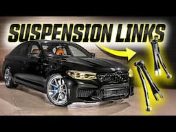 Upgrading our F90 M5 SUSPENSION with DINAN suspension links!