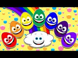 🌈 Rainbow Colours | Educational Songs | Funny Dance Songs For Kids