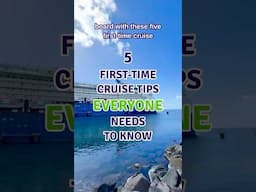 These are the 5 first-time cruise tips you NEED TO KNOW! #cruise #shorts