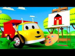 Ethan is Painting a House 🎨 Ethan the Dump Truck | Trucks for kids