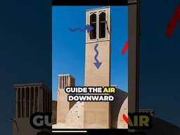 How wind catcher works? #construction #architecture #energyefficienthomes #sustainablesolutions