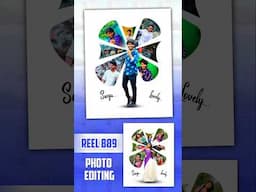 Flower Theme 🖤 Photo Editing in Telugu #mahitechinfo #picsart #shortvideo #shorts #trending