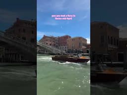 Ferry ride in Venice, Italy 💕