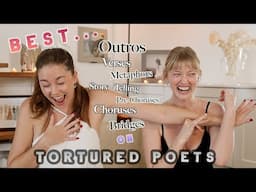 Ranking Tortured Poets BEST....Bridge, Chorus, Metaphor, Outro, Pre-chorus & Storytelling 🤍🖤