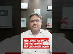 Subscribe New channel for English language content | Tech Guru Manjit English #techgurumanjitebglish
