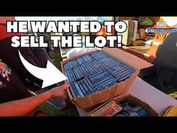 He Wanted To Sell The LOT! Video Game Hunting @ My Local Car Boot Sale!