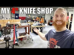 I Moved the Knife Shop AGAIN! — Time to Nest, Build & Grind
