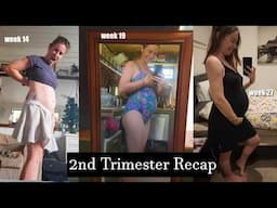 Second Trimester Recap [week by week] #firstbaby #firstpregnancy