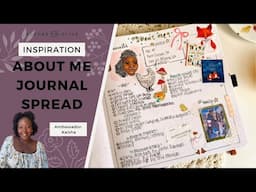 Creating A Profile Page In Your Journal | First Spread Ideas