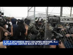 2 of 4 detainees who escaped Delaney Hall immigration detention center back in custody: FBI Newark