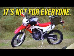 My first moto camping trip did not end well :(