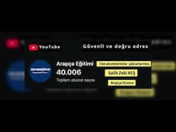 40 Bin aboneye ulaştık.😍♥️ #arapça #arapçaeğitimi