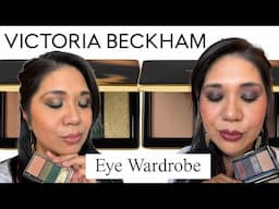 *NEW* VICTORIA BECKHAM BEAUTY  Eye Wardrobe VICTORIA and OLIVE on MEDIUM TAN SKIN TONE! in 4k