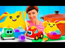 Mamãe do Lucky – Papinha de Bolinhas de Gel para os Coelhinhos! Brincadeiras para Crianças