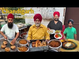 Best Food in Chandigarh | Street Food Chandigarh | Mushroom Kulcha , Bhalla Papdi , Hot Dog