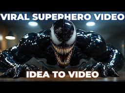 Easily Make Such AI Viral Videos | AI Video Generator | Filmora's Idea to Video | Superhero Niche