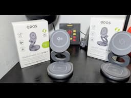 QDOS SnapStand Qi2 upgraded 3-in-1 charger review #QDOS #SnapStand
