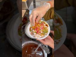 90₹ wali samosa chaat 🤤🥵 #samosachaat #delhifood #shorts