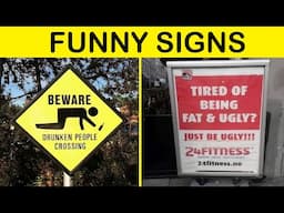 People Are Cracking Up At These Funny Signs That Someone Actually Put Up || Funny Daily